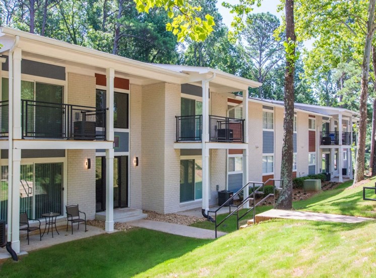 Our outdoor community at Icon Avondale. Two story apartment. Lower and upper level.